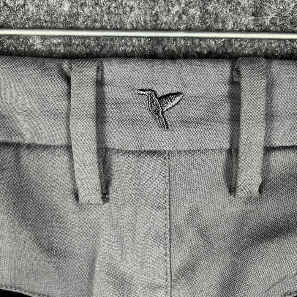 Birddogs Pants Mens 36 Gray Built-in Liner Tapered‎ Khaki Chino Commuter - Picture 4 of 9